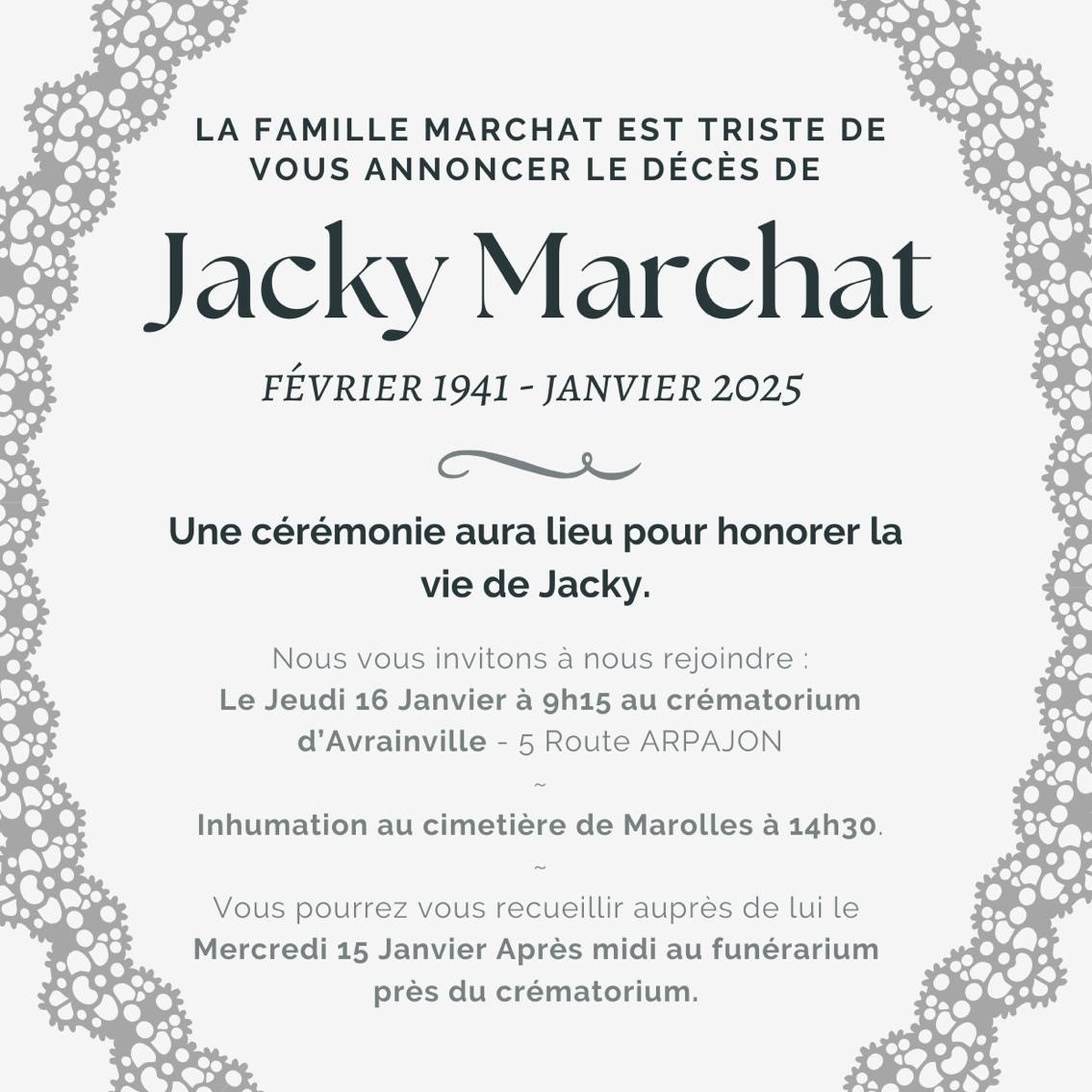 Photo de Jackie MARCHAT